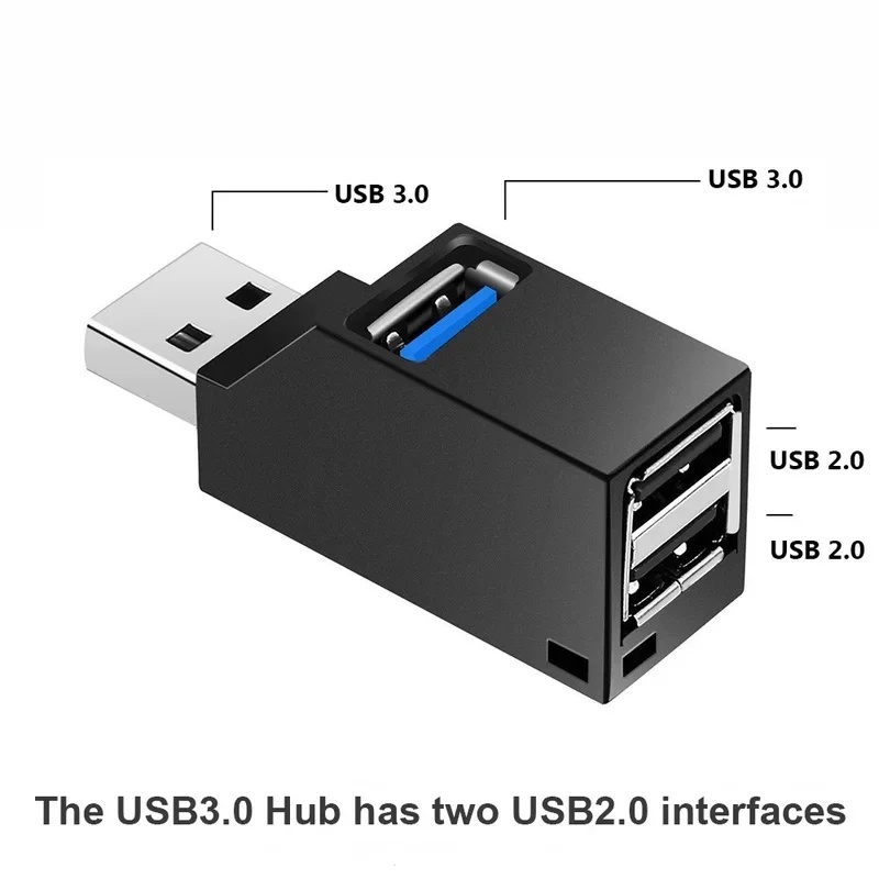 Usb Hub - 1-4 pezzi Adattatore Mini Splitter Extender