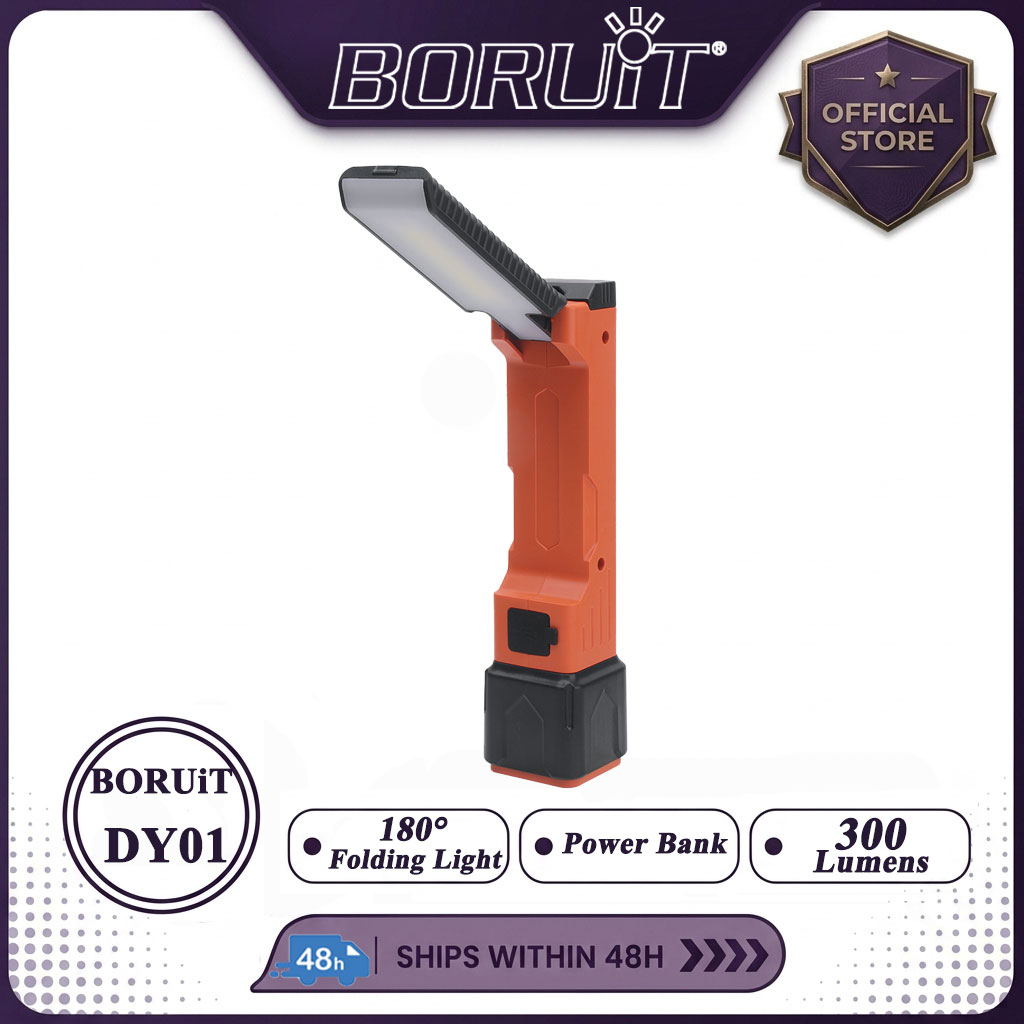 Power Bank - BORUiT 300LM LED Lampada da lavoro