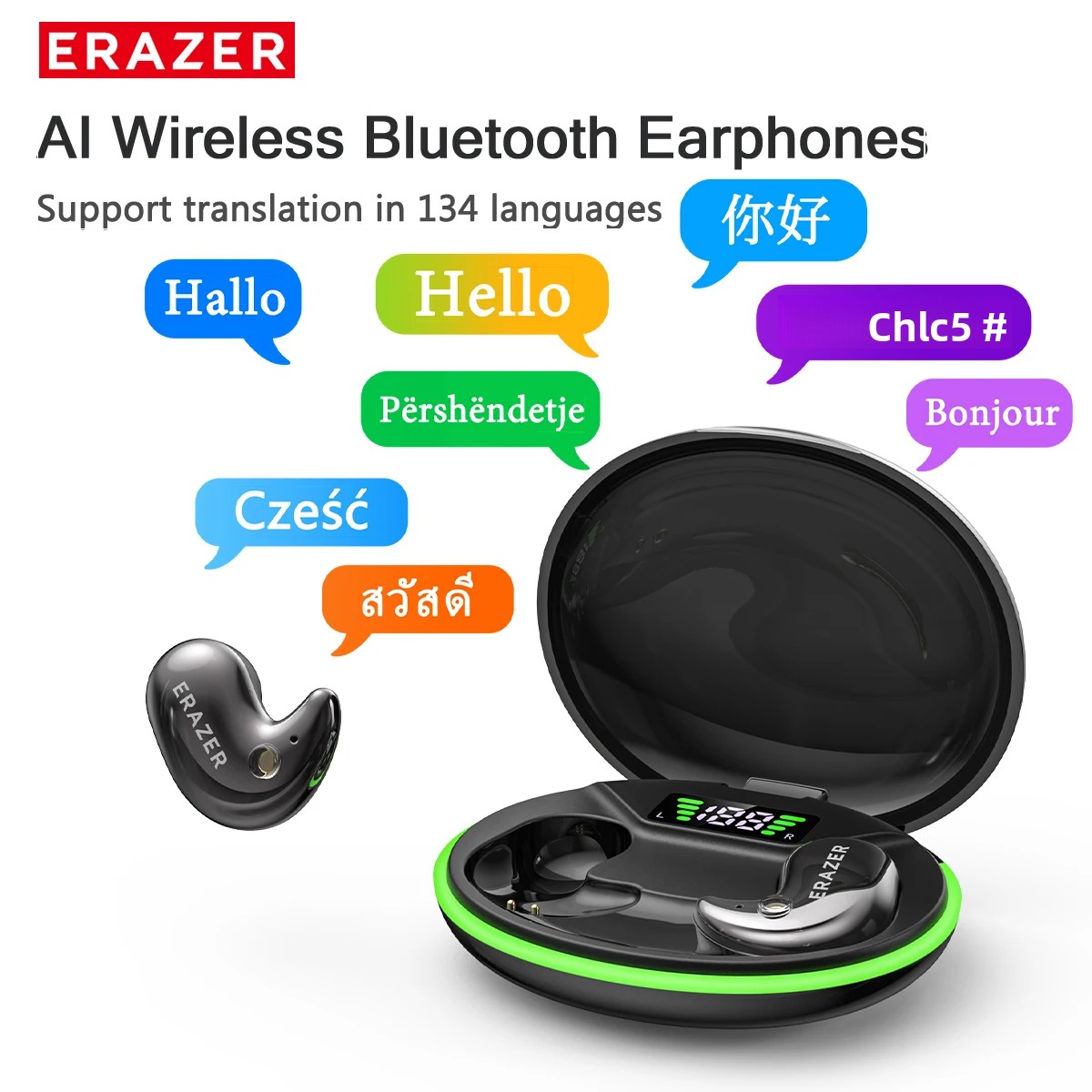 Headphones Wireless - Cuffie Bluetooth In-Ear EARZER XF58 con