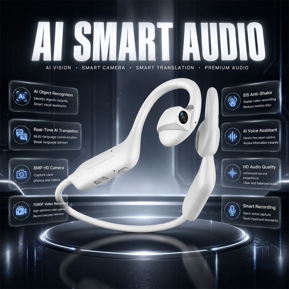 Headphones Wireless - NUOVI Auricolari Bluetooth 1080P UHD con