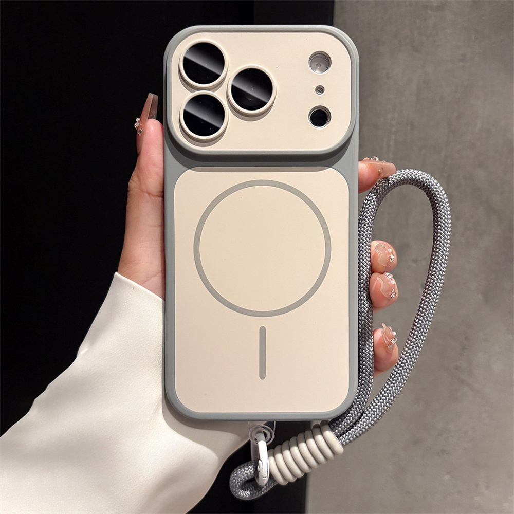 Wireless Charger - Laccetto di Lusso per Custodia Opaca