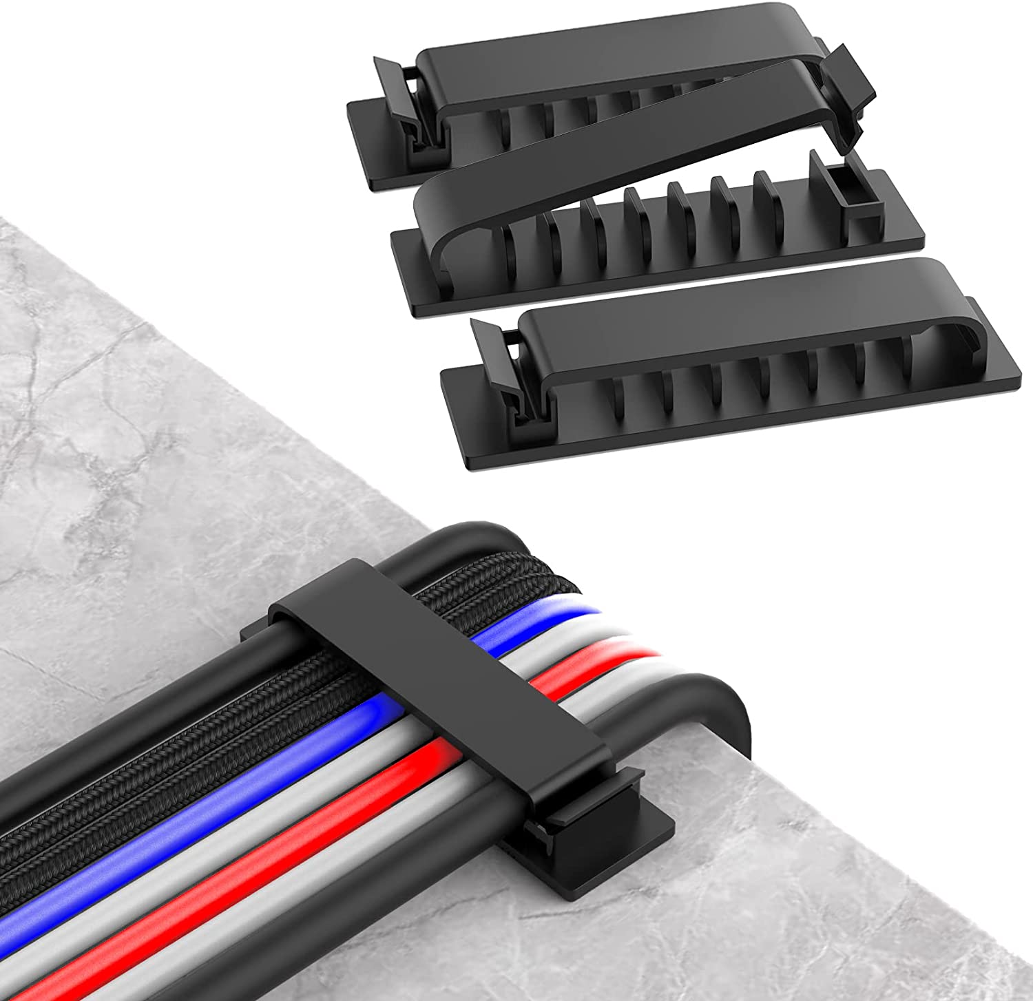 Cable Organizer - Organizzatore di cavi, gestione fili, supporto
