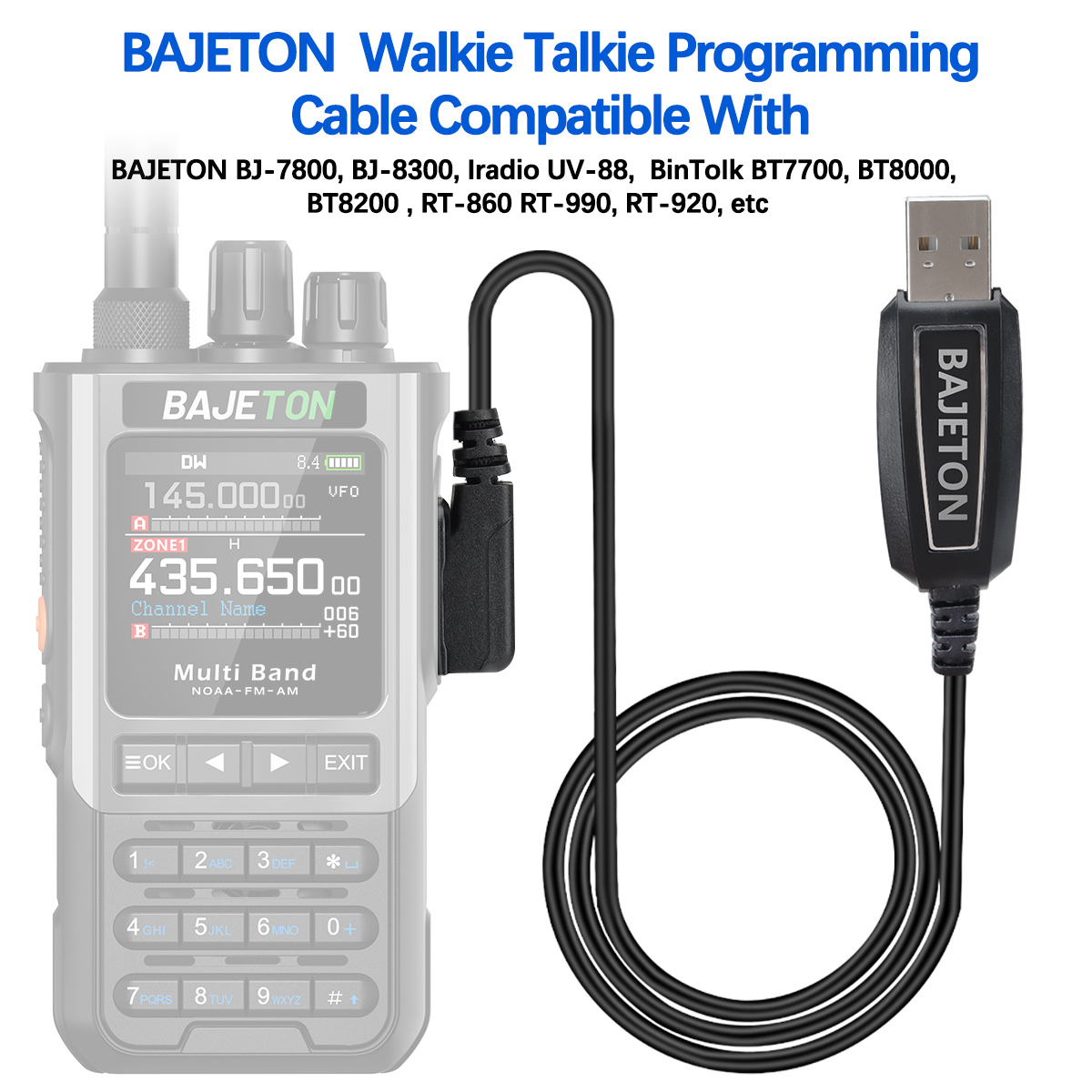 BAJETON Walkie Talkie Cavo di  - Usb Hub recensione e prezzo