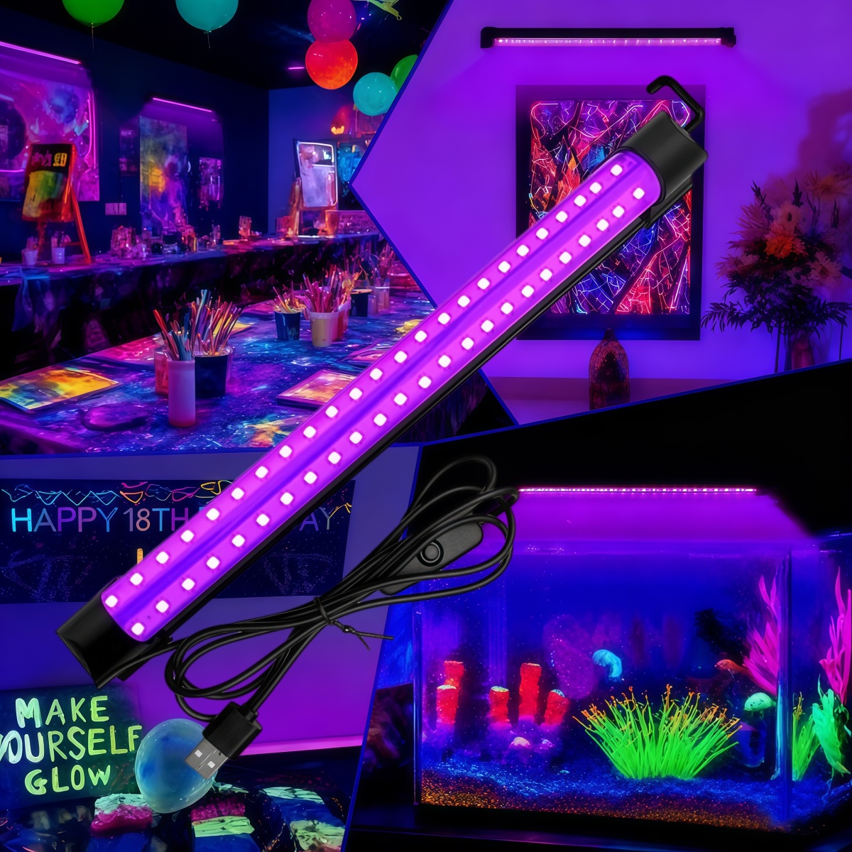 Tubo Luminoso UV 5W/10W USB, L - Usb Hub recensione e prezzo