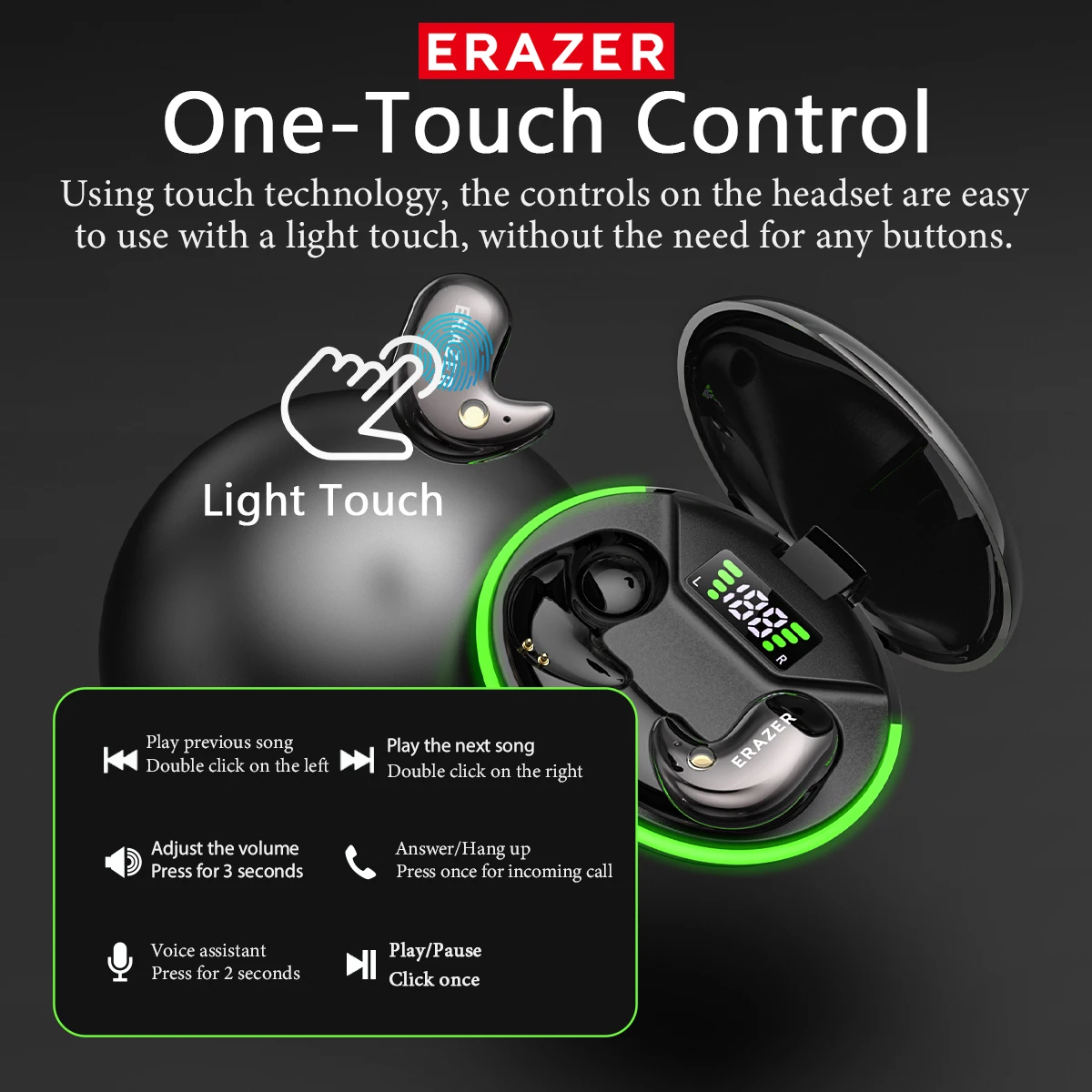 Cuffie Bluetooth In-Ear EARZER - Headphones Wireless recensione e prezzo